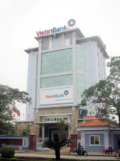 Trụ sở mới của VietinBank Quảng Bình  tại 50 Lý Thường Kiệt, thành phố Đồng Hới.