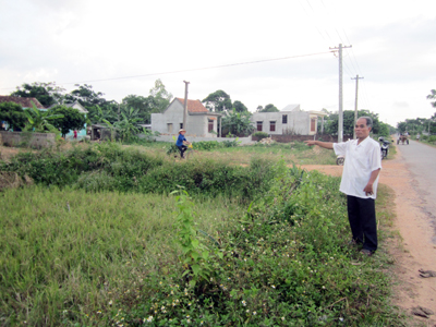 Lô đất được bồi thường 80% do hạn chế khả năng sử dụng đất của bà Lê Thị Diệu Thúy.  