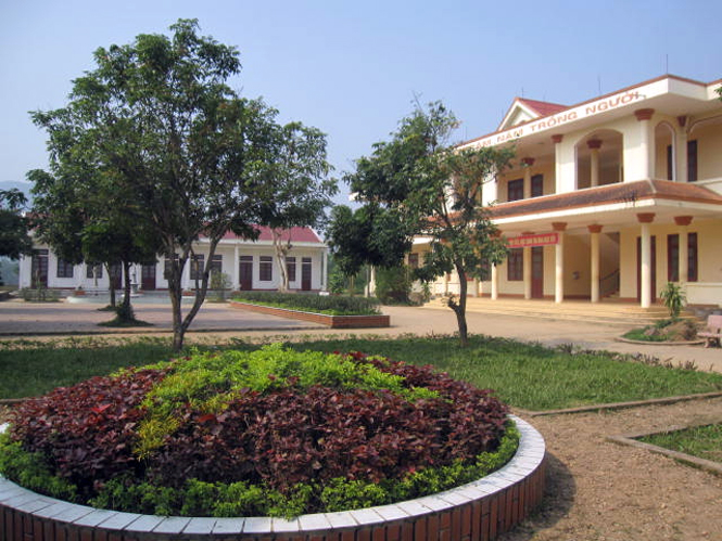 Một góc Trường THCS Phong Hoá.