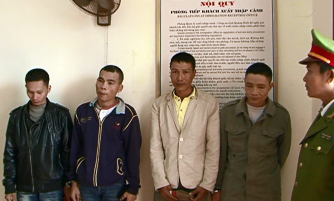 Các đối tượng phạm tội gây án tại Quảng Bình bỏ trốn đã bị lực lượng chức năng 2 nước Việt – Lào bắt giữ tại Lào