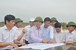 Đồng chí Chủ tịch UBND tỉnh làm việc với huyện Quảng Trạch về tình hình KT-XH và công tác quy hoạch, xây dựng cơ sở hạ tầng