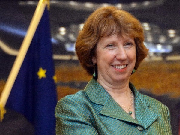 Đại diện cấp cao phụ trách chính sách an ninh-đối ngoại của Liên minh châu Âu (EU), bà Catherine Ashton. (Ảnh: AFP/TTXVN)