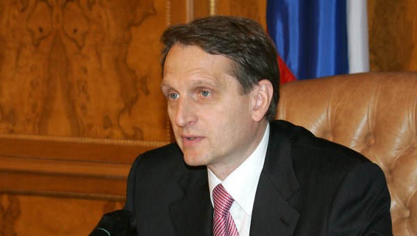 Chủ tịch Duma Quốc gia Nga Sergei Naryshkin. (Nguồn: RIA Novosti)