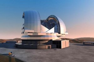 Kính viễn vọng cực kỳ lớn trong tương lai của châu Âu (E-ELT) sẽ được nằm trên đỉnh Cerro Armazones của Chile. (Nguồn: phys.org)