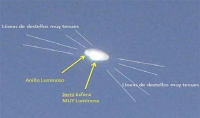 Các điều tra viên của CEFAA khẳng định, vật thể lạ hội đủ các điều kiện để được coi là một UFO. Ảnh: CEFAA