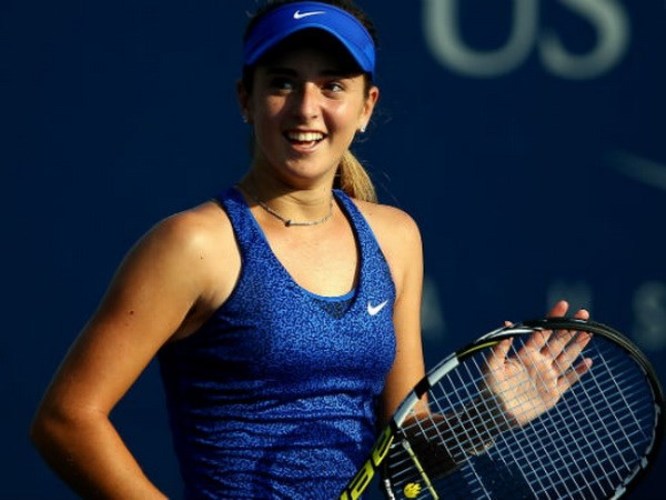 Catherine Bellis gây bất ngờ tại US Open. (Nguồn: AP)