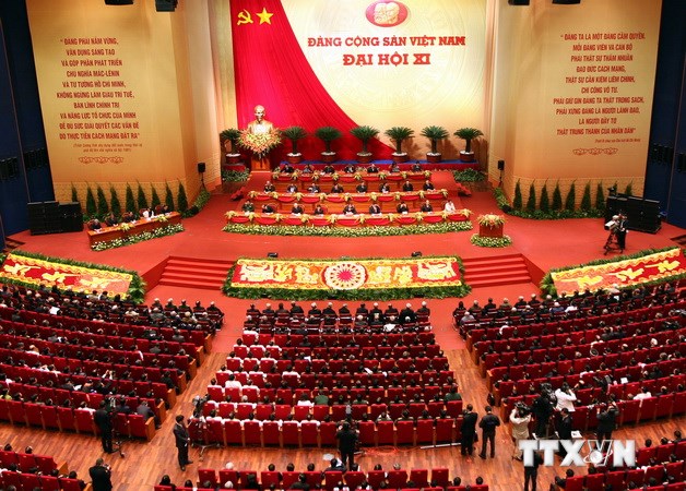 Quang cảnh Đại hội Đảng toàn quốc lần thứ XI. (Nguồn: TTXVN)
