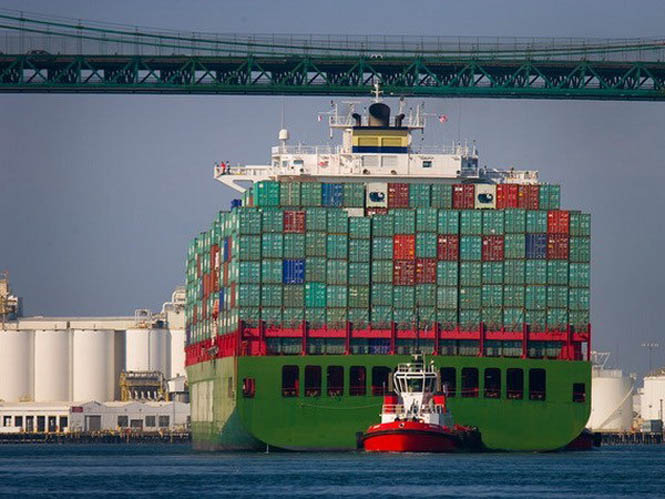  Tàu chở hàng xuất khẩu của Trung Quốc. (Nguồn: Business Week)