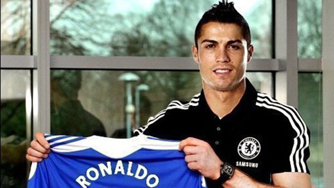 Ảnh chế Ronaldo sẽ gia nhập Chelsea