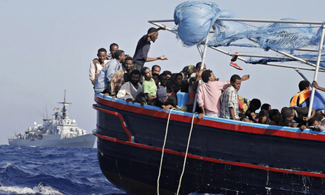 Những người di cư từ châu Phi sang châu Âu (ảnh: EPA)