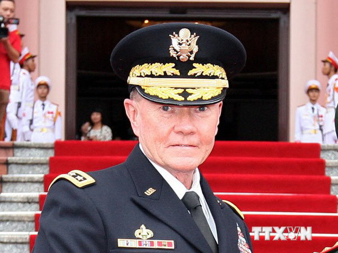 Tướng Martin Dempsey, Chủ tịch Hội đồng Tham mưu liên quân. (Ảnh: Trọng Đức/TTXVN)