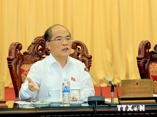 Chủ tịch Quốc hội Nguyễn Sinh Hùng. (Ảnh: An Đăng/TTXVN)