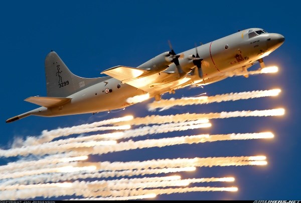 Máy bay trinh sát P3C Orion của quân đội Mỹ. (Ảnh: airliners.net)