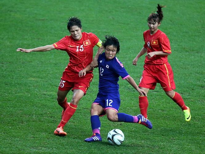 Đội tuyển nữ Việt Nam dừng bước tại bán kết trước đương kim vô địch thế giới Nhật Bản. (Ảnh: Getty)
