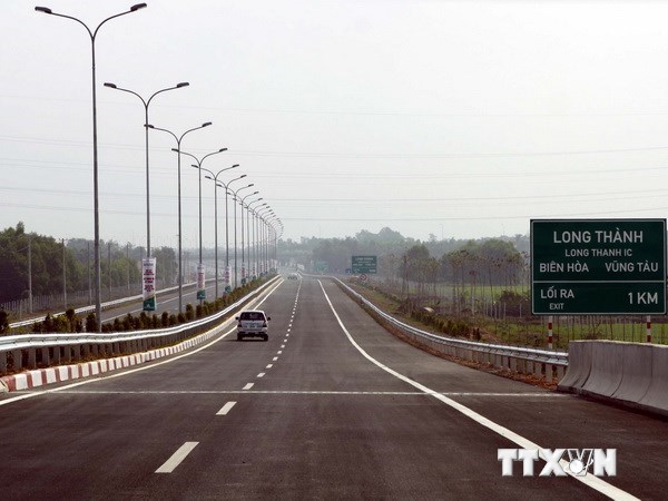 Đường cao tốc Thành phố Hồ Chí Minh-Long Thành-Dầu Dây sử dụng nguồn vốn của ADB. (Nguồn: TTXVN).