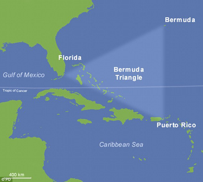 Bí ẩn Tam giác quỷ Bermuda từng làm đau đầu các nhà khoa học (Nguồn: DM)