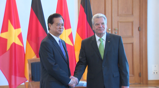 Thủ tướng Nguyễn Tấn Dũng đã Hội kiến Tổng thống Đức Joachim Gauck.