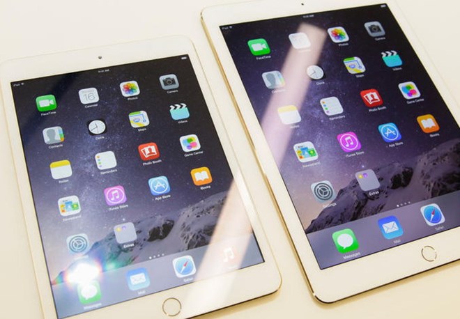  Cặp đôi iPad Air 2 và iPad mini 3. (Nguồn Cnet)