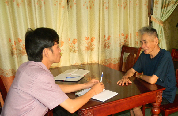 Ông Trần Quang Trúc (nguyên Giám đốc Nông trường Quốc doanh Việt Trung giai đoạn 1973-1985), từng có hơn 50 năm sinh sống và làm việc tại thị trấn Nông trường Việt Trung trò chuyện với phóng viên.