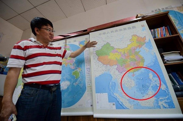 Cần cảnh giác với các loại bản đồ phi pháp do Trung Quốc phát hành. (Nguồn: CCTV)
