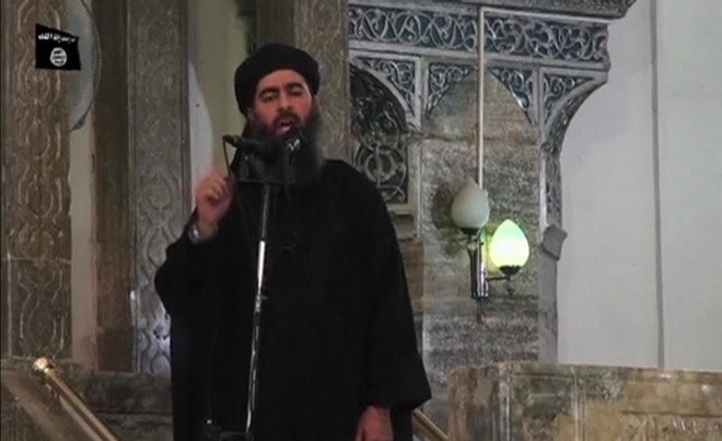 Thủ lĩnh IS Abu Bakr al-Baghdadi. (Nguồn: AP)