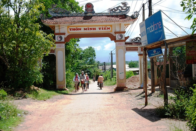 Từ một làng quê nghèo đói đến nay nhờ trồng rừng, thôn Minh Tiến, xã Thái Thủy có nhiều hộ vươn lên làm giàu.