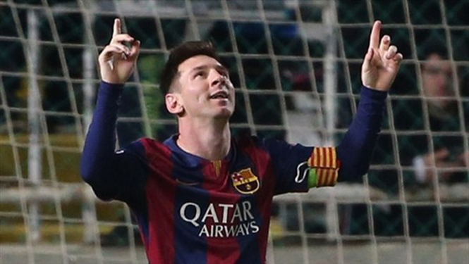 Messi tiếp tục phá kỷ lục ghi bàn ở Champions League. (Ảnh: Getty Images)