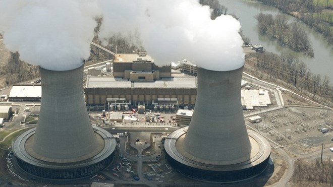 Nhà máy điện hạt nhân của Mỹ ở Pennsylvania. (Nguồn: AFP)