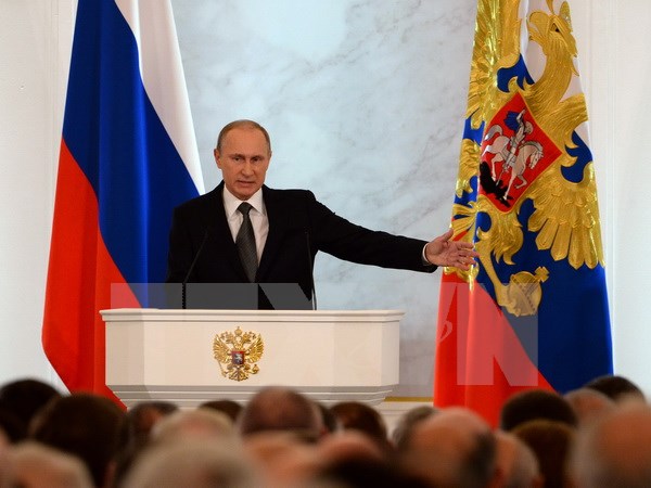 Tổng thống Nga Vladimir Putin. (Ảnh: AFP/TTXVN)
