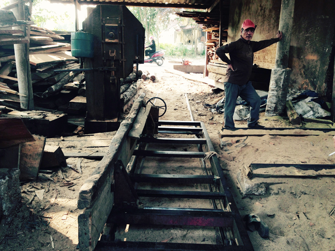 Xưởng cưa gỗ ở Hương Hoá, Tuyên Hoá bị xử lý.