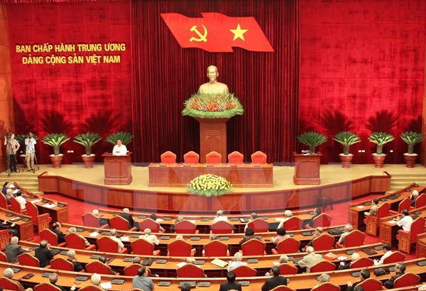 Hội nghị thông báo kết quả kiểm điểm, tự phê bình và phê bình của Bộ Chính trị, Ban Bí thư theo Nghị quyết Hội nghị Trung ương 4 (khóa XI) “Một số vấn đề cấp bách về xây dựng Đảng hiện nay” Bộ Chính trị tổ chức tại Hà Nội ngày 8/11/2012 (Ảnh: TTXVN)