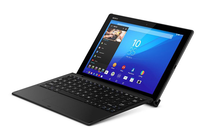 Sony Xperia Z4 Tablet kết hợp với bàn phìm Bluetooth. (Nguồn: sonymobile)