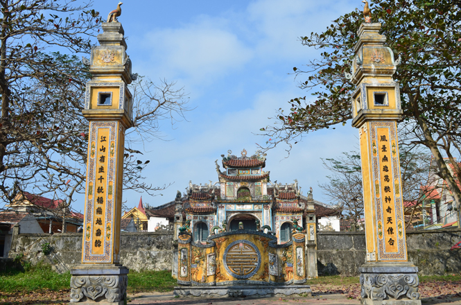 Đình làng Lý Hòa – nơi ghi dấu truyền thống văn hóa, khoa bảng lâu đời của địa phương.