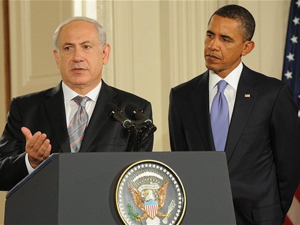 Tổng thống Mỹ Obama và Thủ tướng Israel Netanyahu. (Nguồn: EPA)