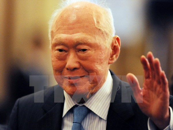 Cựu Thủ tướng Singapore Lý Quang Diệu. (Nguồn: AFP/TTXVN)