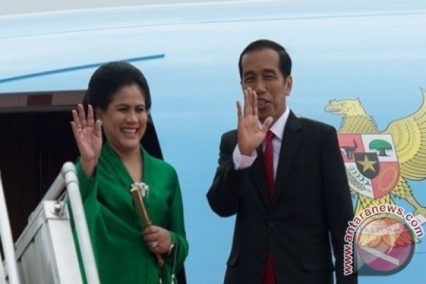 Tổng thống Indonesia Joko Widodo và phu nhân đang có chuyến công du Trung Quốc. (Nguồn: Antaranews.com)