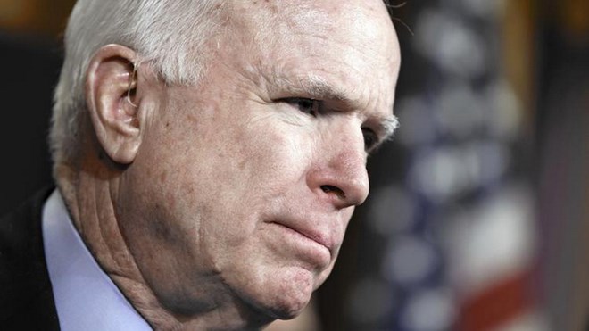 Thượng nghị sỹ John McCain. (Nguồn: AP)