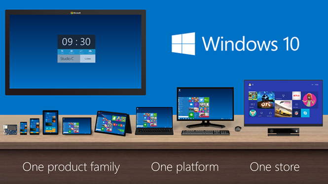 Trong khi chưa ấn định thời gian cụ thể ngày phát hành của Windows 10 thì Microsoft đã tiết lộ toàn bộ 7 phiên bản của hệ điều hành này.