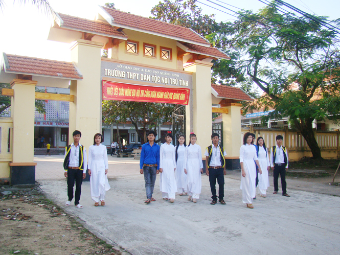 Công tác ANTT bảo đảm là điều kiện thuận lợi để trường PT DTNT Quảng Bình xây dựng trường học thân thiện, học sinh tích cực.