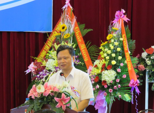 Đồng chí Nguyễn Tiến Hoàng, Phó Chủ tịch UBND tỉnh phát biểu tại buổi tọa đàm.