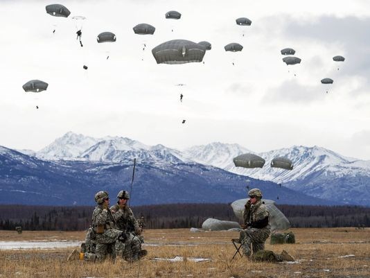 Binh lính Mỹ, Nhật diễn tập ở Alaska. (Nguồn: militarytimes.com)