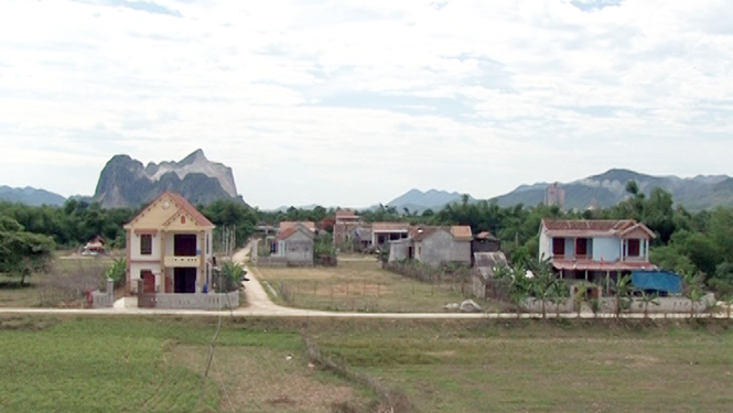 Diện mạo nông thôn xã Văn Hóa ngày càng khởi sắc.