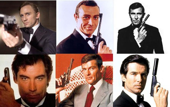  Điệp viên Bond qua các thời kỳ.