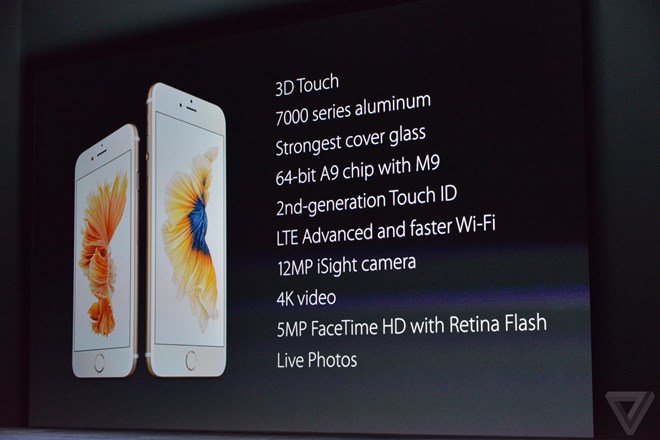 Cấu hình iPhone 6S và 6S Plus