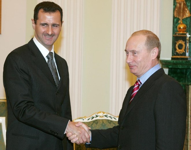 Tổng thống Nga Vladimir Putin vốn luôn ủng hộ Tổng thống Syria Bashar al Assad (Nguồn: AFP)