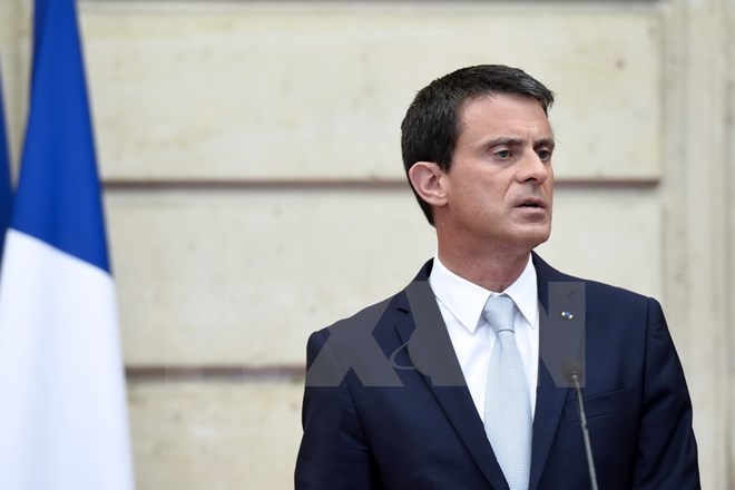 Thủ tướng Pháp Manuel Valls. (Ảnh: AFP/TTXVN)