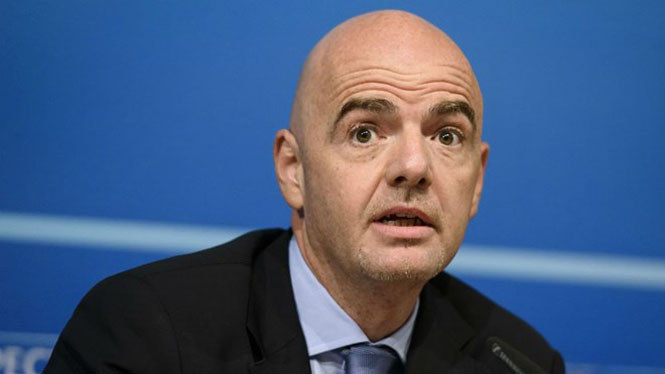 Tổng thư ký FIFA Gianni Infantino. (Nguồn: AFP)