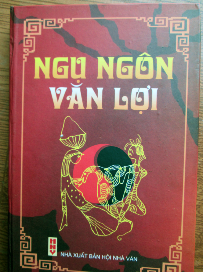 Bìa cuốn Ngụ ngôn Văn Lợi do NXB Hội Nhà văn ấn hành năm 2003.