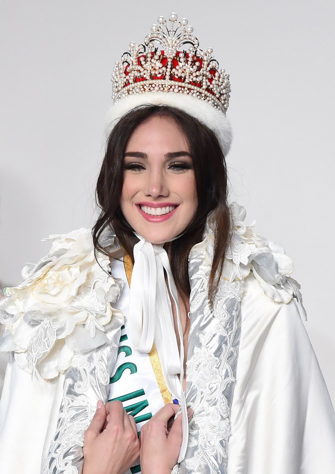  Hoa hậu Venezuela Edymar Martinez. (Nguồn: AFP/TTXVN)