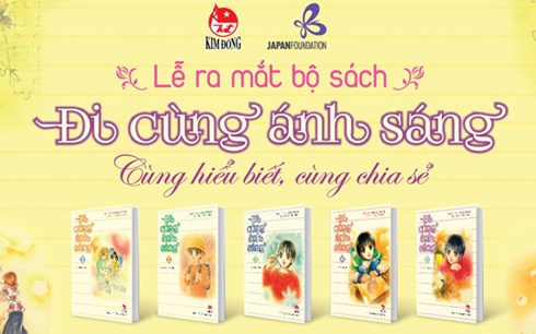 Bộ truyện tranh “Đi cùng ánh sáng” gồm 15 tập sẽ được Nhà xuất bản Kim Đồng phát hành trên toàn quốc lần lượt làm 3 đợt, mỗi đợt 5 tập.